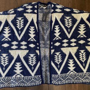 Forever 21 Pattern Knit Cardigan / Kimono